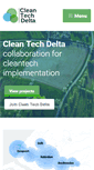 Mobile Screenshot of cleantechdelta.nl